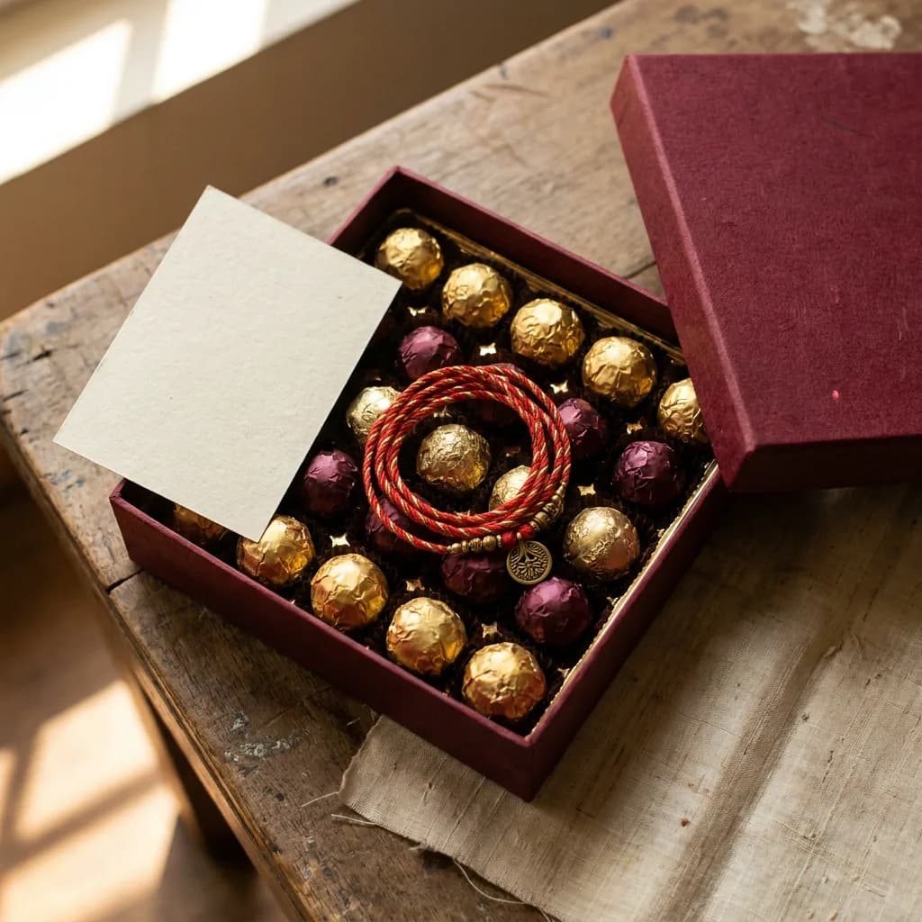 Rakhi & Chocolate Box